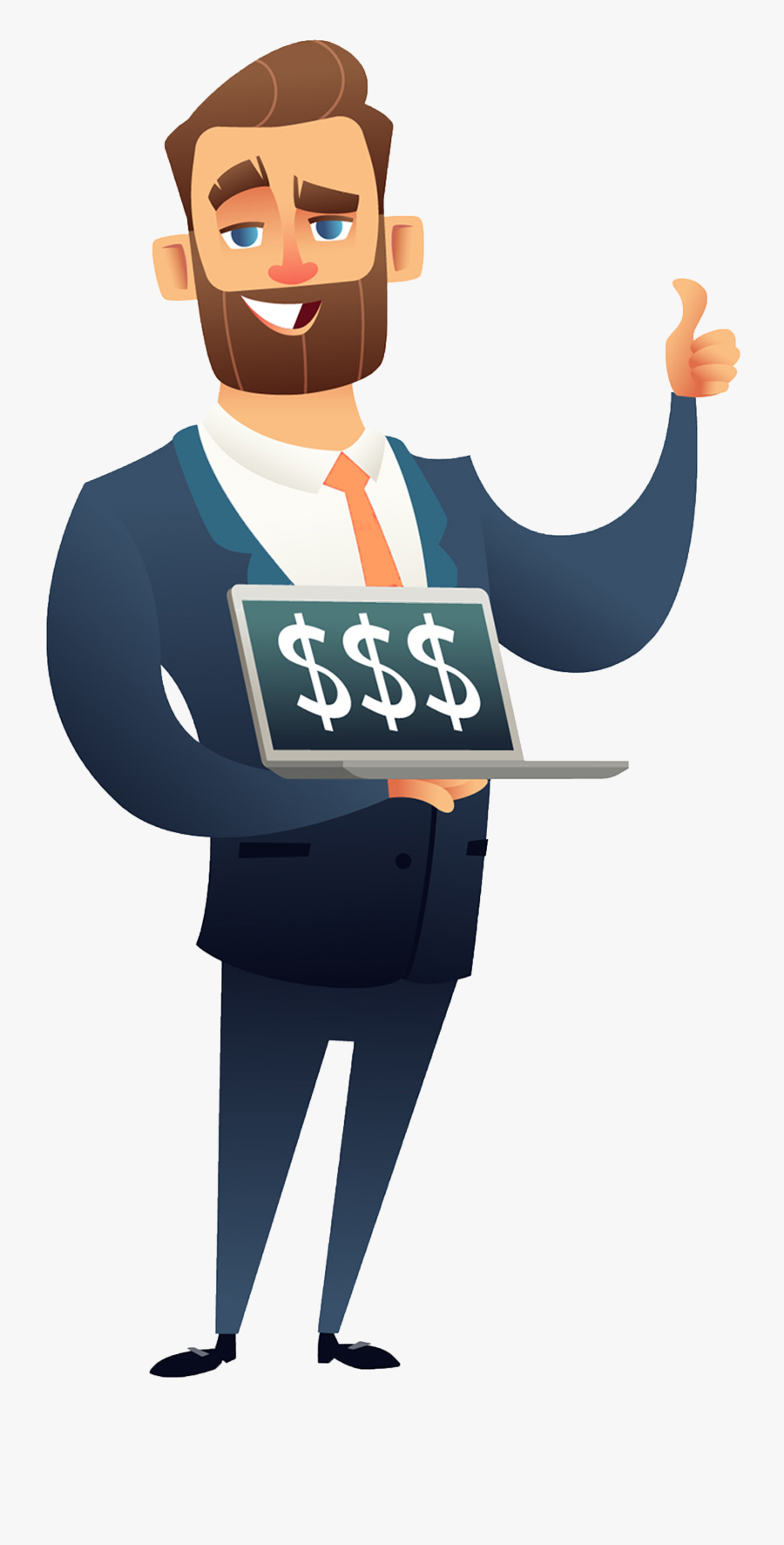 Franchisor Showing Off New Royalties - Cartoon, Transparent Clipart