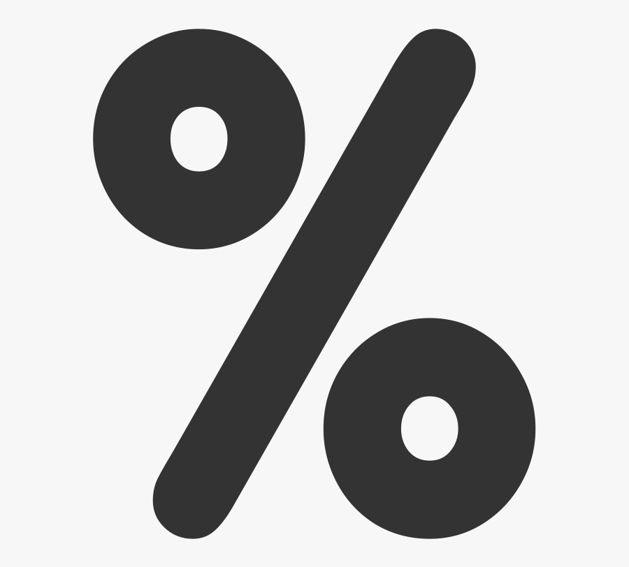 Online Percentage Calculator - Percent Symbol Clip Art, Transparent Clipart