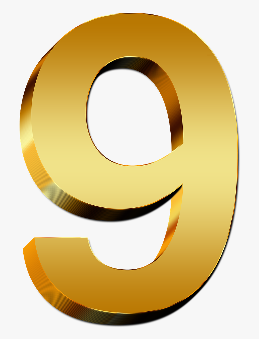 Number 9, Transparent Clipart