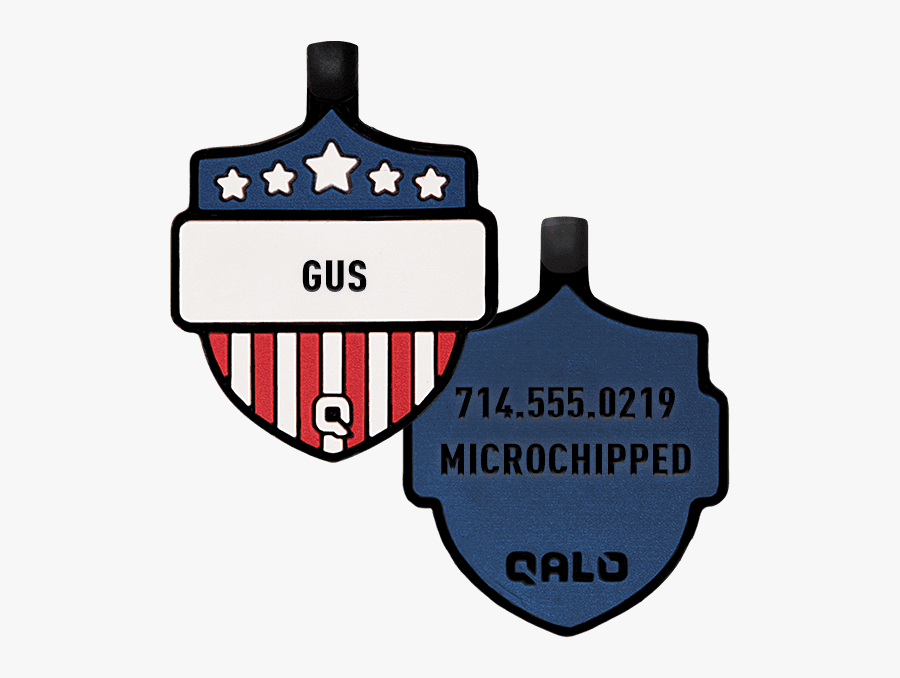 Americana Silicone Dog Id Tag, Transparent Clipart
