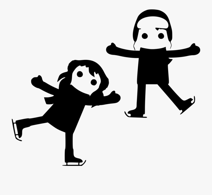 Ice Skating - Ice Skating Icon Png, Transparent Clipart