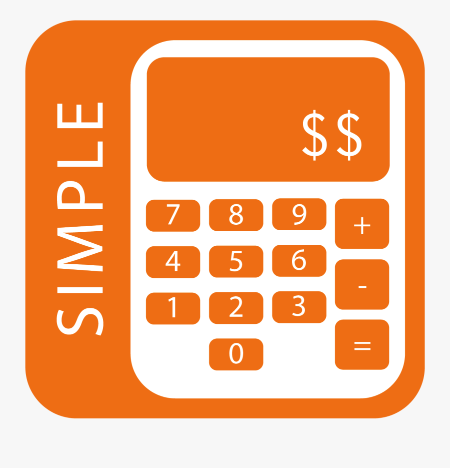 Ashburntax Simple Calculator Logo, Transparent Clipart