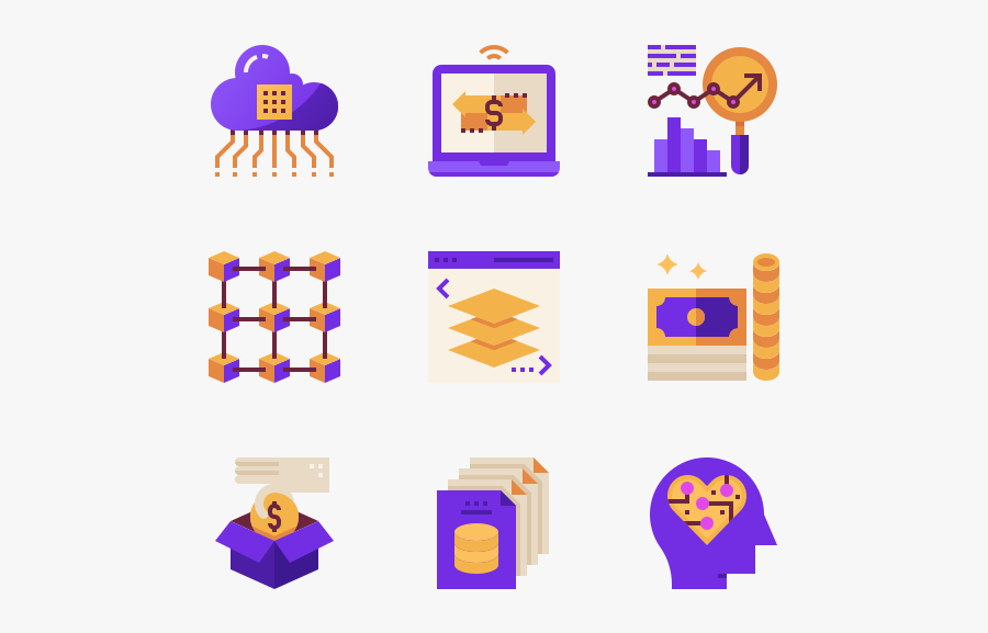 Fintech, Transparent Clipart