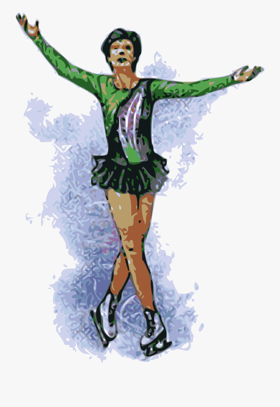 Figure Skating Woman Clip Arts - Ice Skating, Transparent Clipart