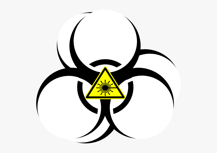 Biohazard Laser Tag Clip Art At Clker - Biohazard Symbol Transparent Background, Transparent Clipart