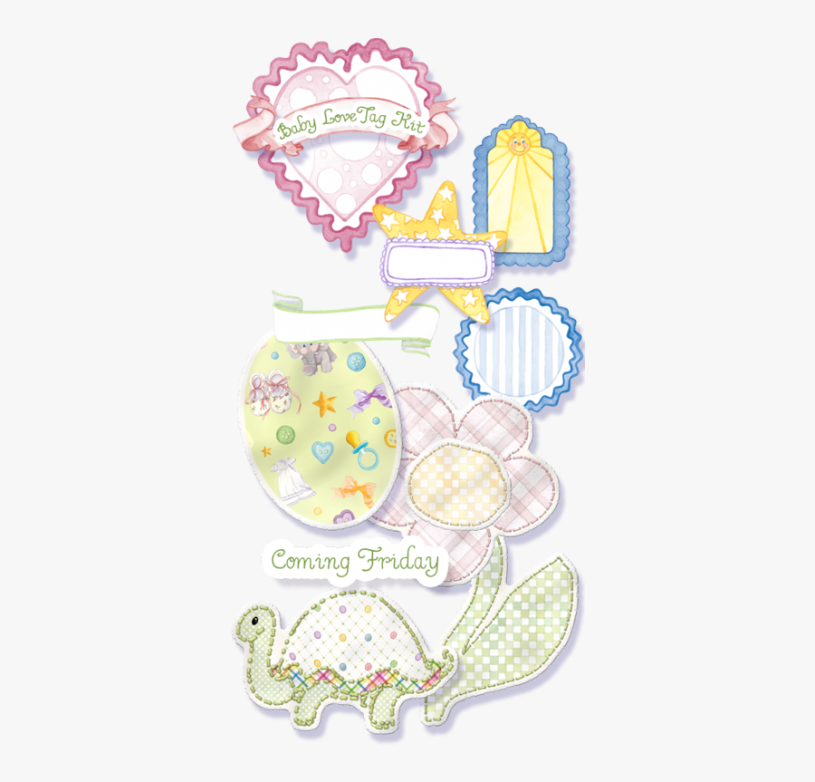 Baby Clip Art Tags Scrapbook Scrapbooking Scrapping - Craft, Transparent Clipart