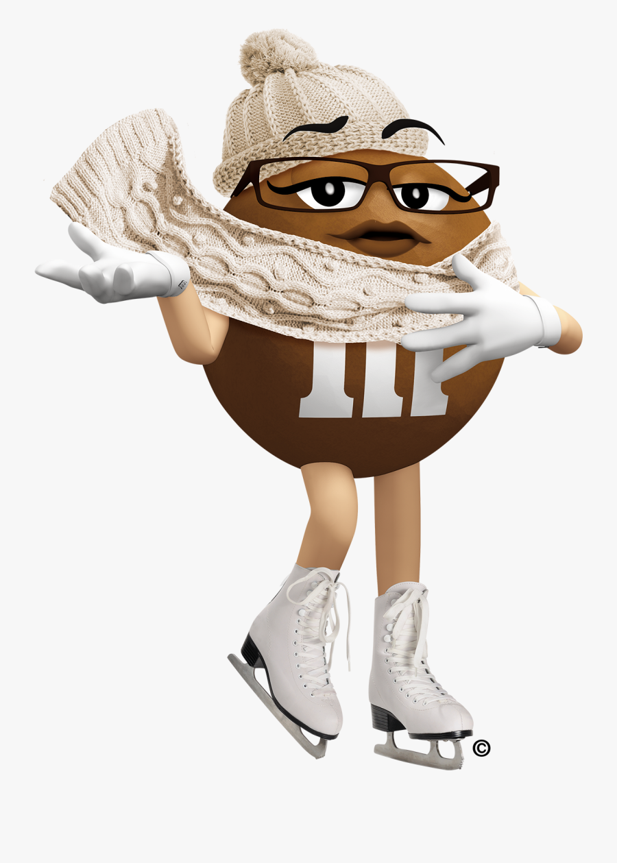 Brown Puck-nocircle - Figure Skate, Transparent Clipart