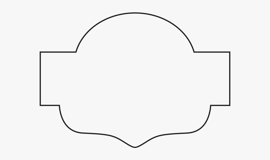 Plaque Clipart Tag Shape - Venn Diagram 2 Circles, Transparent Clipart