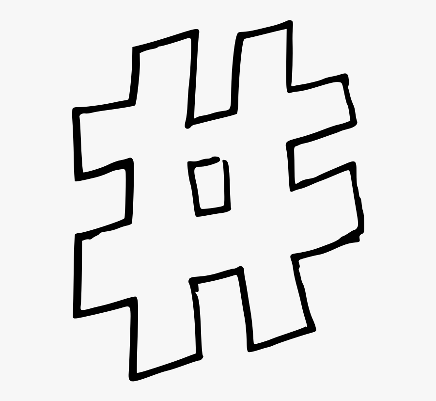 Hash Tag Or Patch - Hashtag Clipart, Transparent Clipart