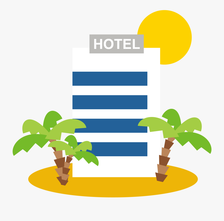 Clip Art Drawing Travel Transprent Png - Hotel Cartoon Png, Transparent Clipart