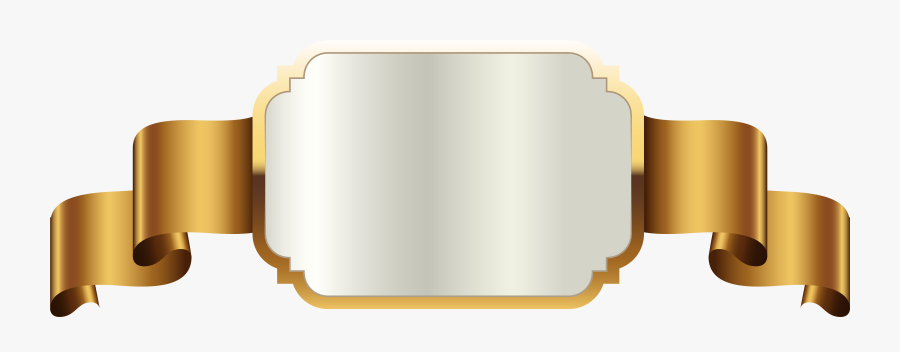 Gold Label Template Transparent - Gold Template Design Png, Transparent Clipart
