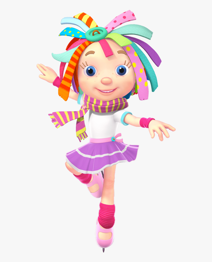 Rosie Ice Skating - Everything's Rosie Characters, Transparent Clipart