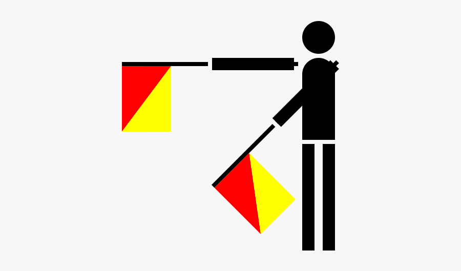Free Vector Semaphore Hotel Clip Art - Semaphore Flag H, Transparent Clipart