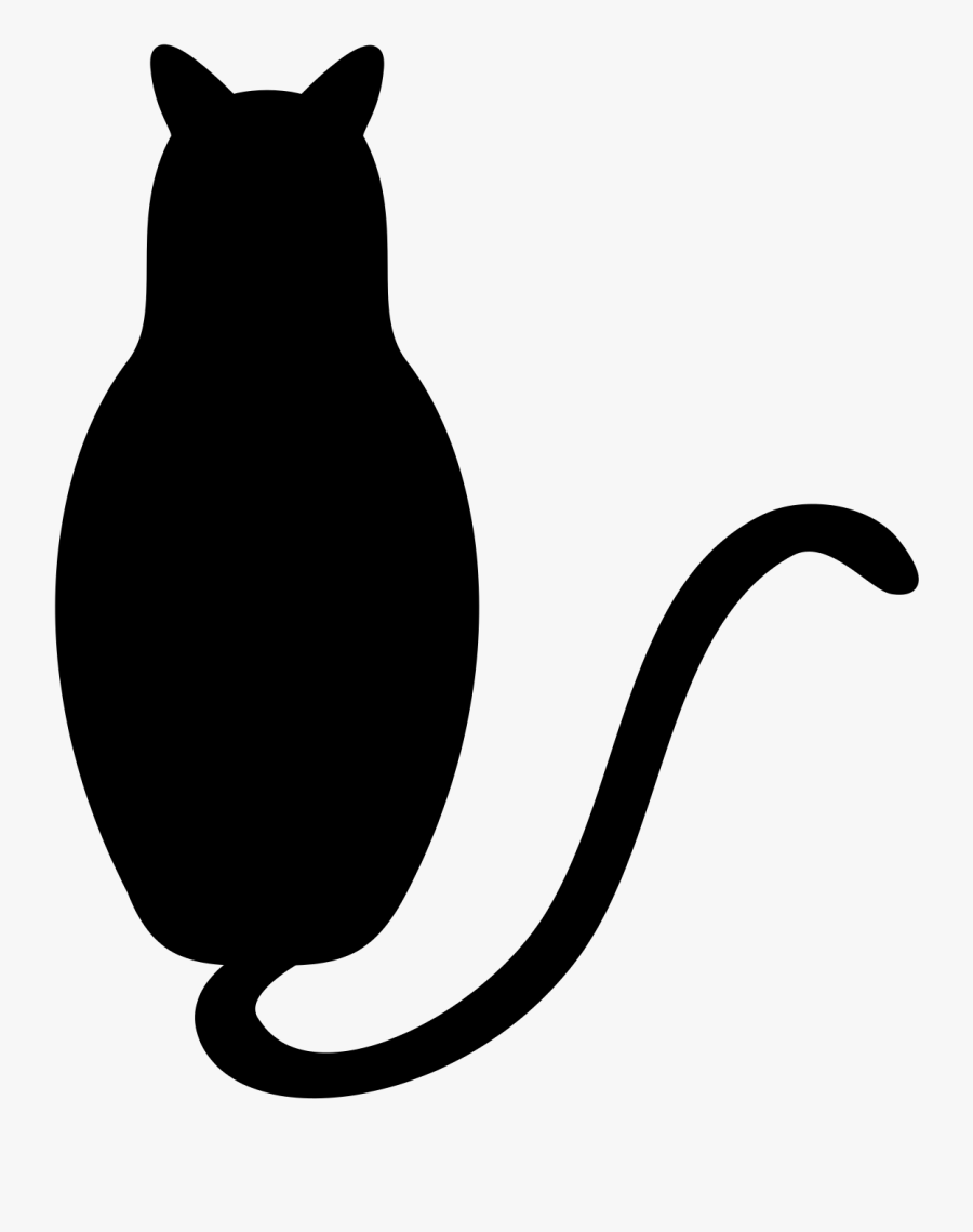 Cats Black White Png Clipart , Png Download - Cat Png Black White, Transparent Clipart