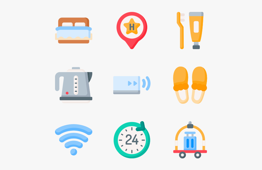 Hotel Service, Transparent Clipart