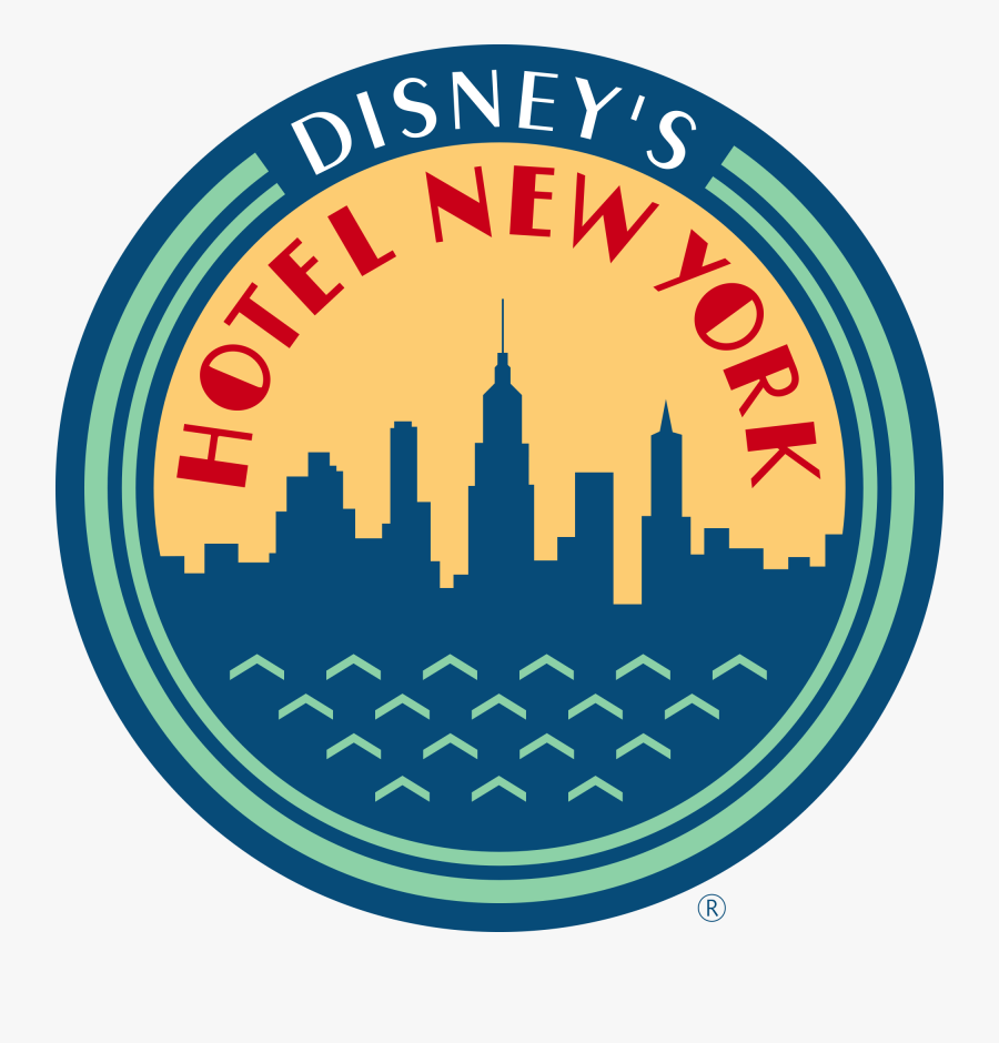 Hotel New York Disneyland Paris Logo, Transparent Clipart
