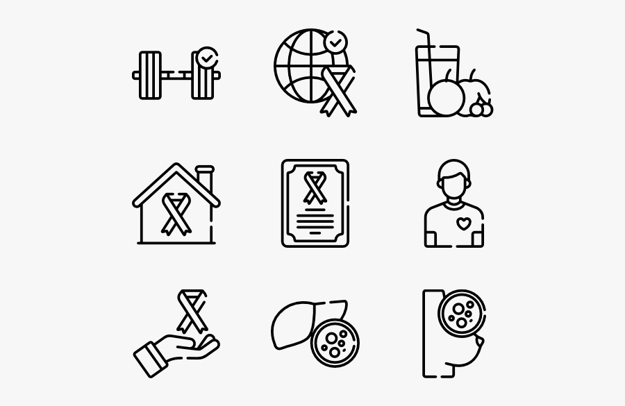 World Cancer Awareness Day - Law Icon, Transparent Clipart