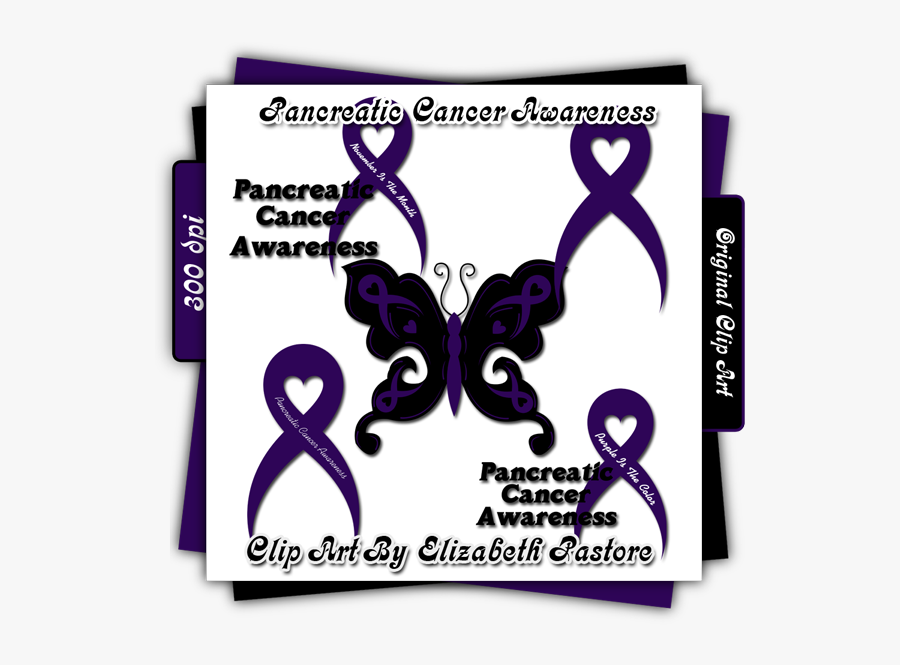 Pancreatic Cancer Awareness Clip Art Collection Contains - Dementia Awareness Month, Transparent Clipart