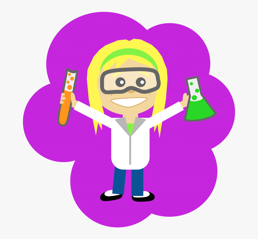 Lab Safety Clipart - Cartoon Wearing Safety Goggles, Transparent Clipart