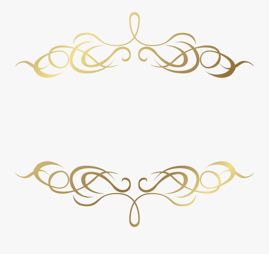 Elements Clipart Transparent - Transparent Gold Line Png, Transparent Clipart
