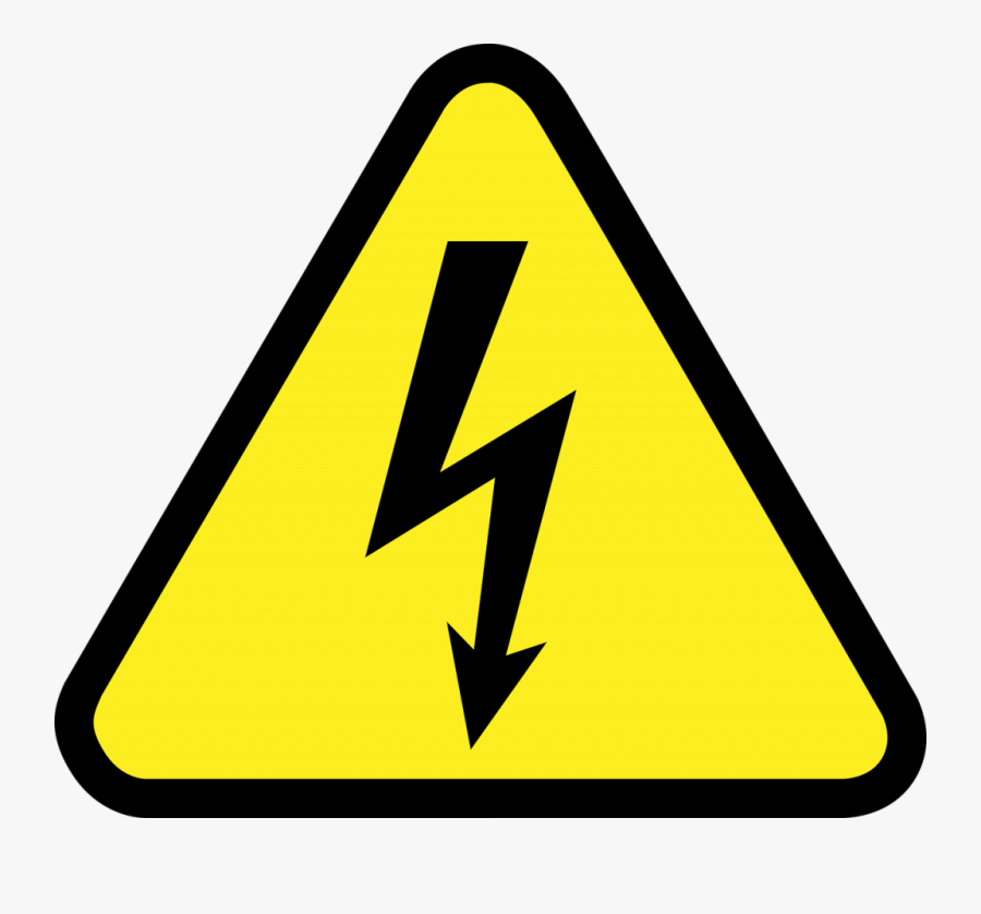 Transparent Safety Clipart - ระวัง ไฟฟ้า ช็ อ ต, Transparent Clipart