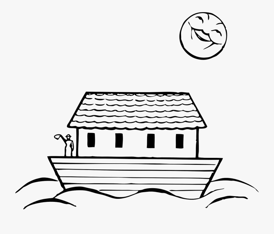 Noah"s Ark - Noah's Ark Easy Drawing, Transparent Clipart