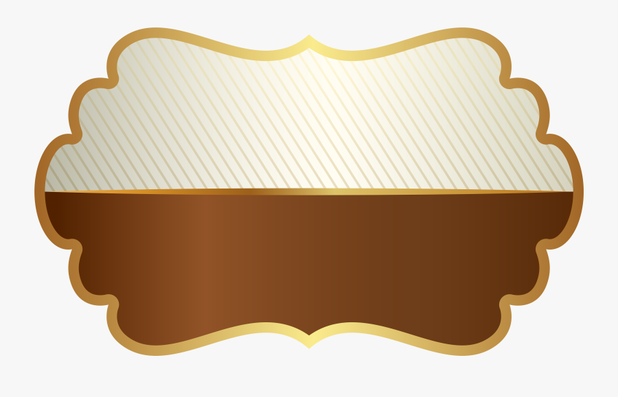 Transparent Cute Labels Png - Template Black And Gold, Transparent Clipart