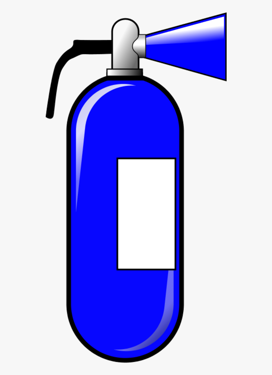 Fire Safety Clipart - Fire Extinguisher Blue Png, Transparent Clipart