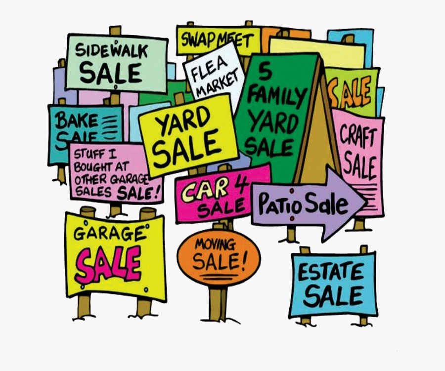 My Great Estate Sale - Yard Garage Sales, Transparent Clipart
