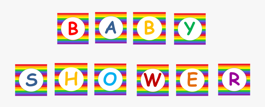 Noah"s Ark Baby Shower - Rainbow Baby Shower Banner, Transparent Clipart