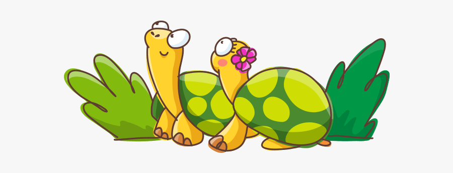 Noah’s Ark Wall Decals For Children, Small Turtles, Transparent Clipart