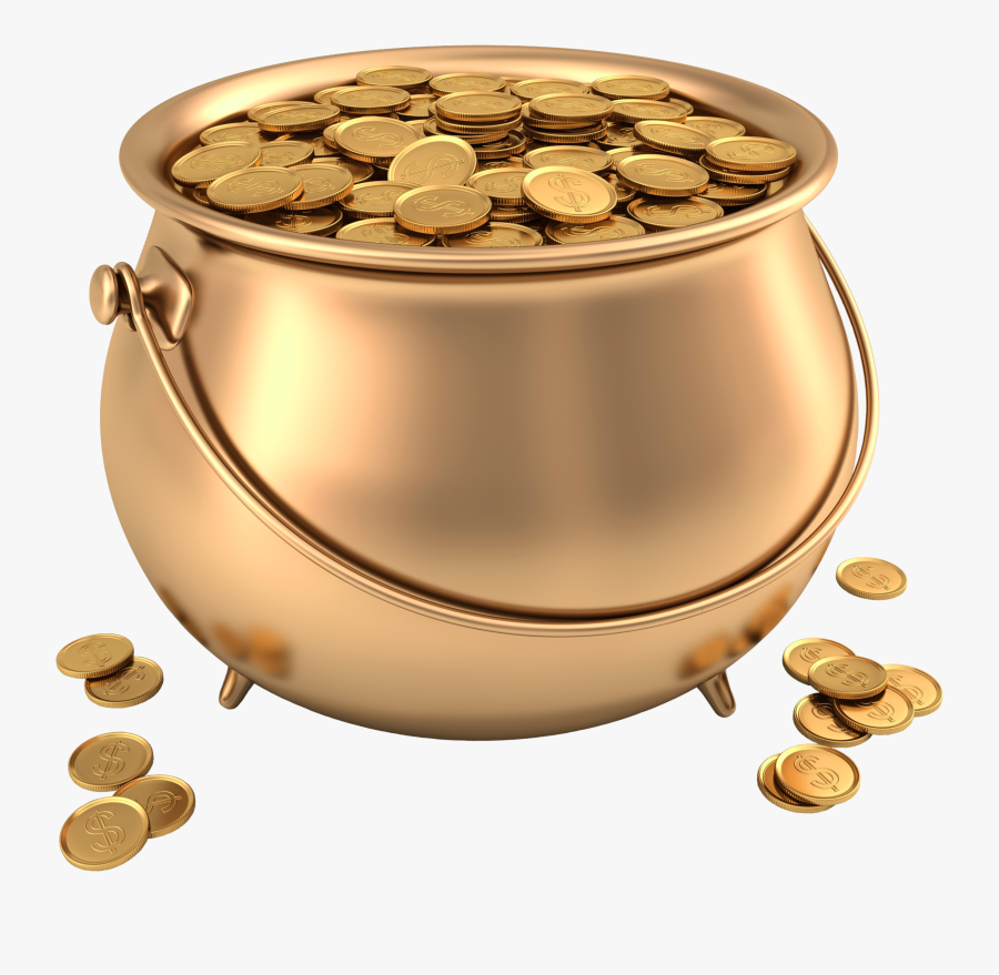 Pot Of Gold Pictures Free Download Clip Art On - Transparent Pot Of Gold Png, Transparent Clipart