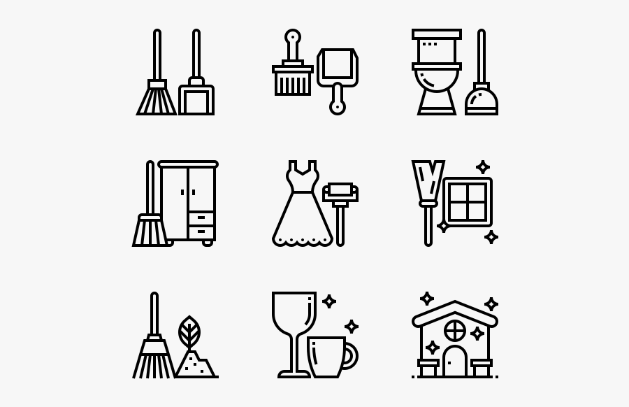 Cleaning - Real Estate Icon Png, Transparent Clipart