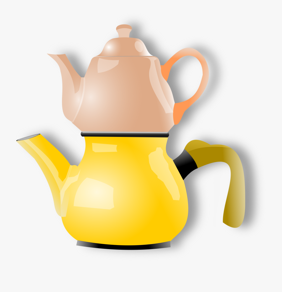 Shiny Teapot Clip Arts - Çaydanlık Clipart, Transparent Clipart