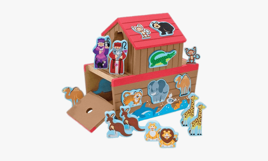 Noah"s Ark Play Set - Melissa And Doug Noah's Ark, Transparent Clipart