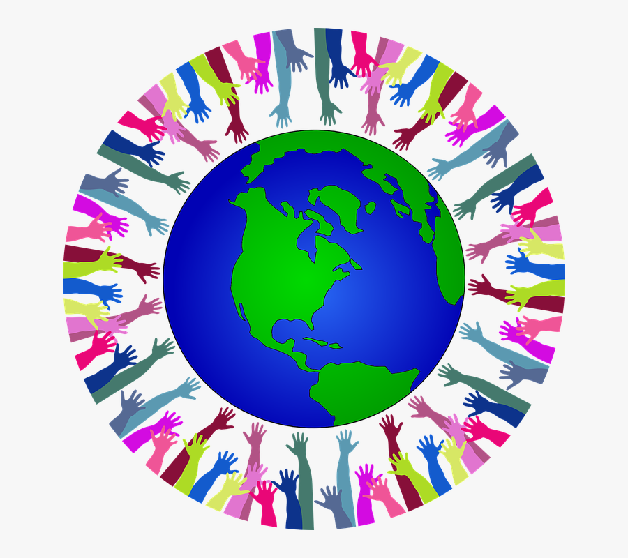 Hands In Circle Png, Transparent Clipart