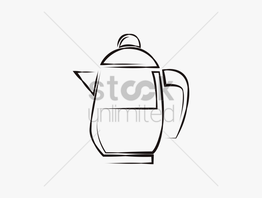 Tea Pot Vector Image - Illustration, Transparent Clipart