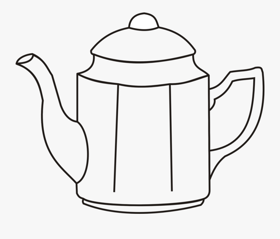 Coffee Pot Clipart Free Png Transparent Png , Png Download - Coffee Pot Clipart Free Black And White, Transparent Clipart