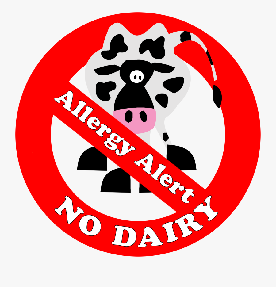 Clip Art Peanut Allergy Clipart - Milk Allergy Poster, Transparent Clipart