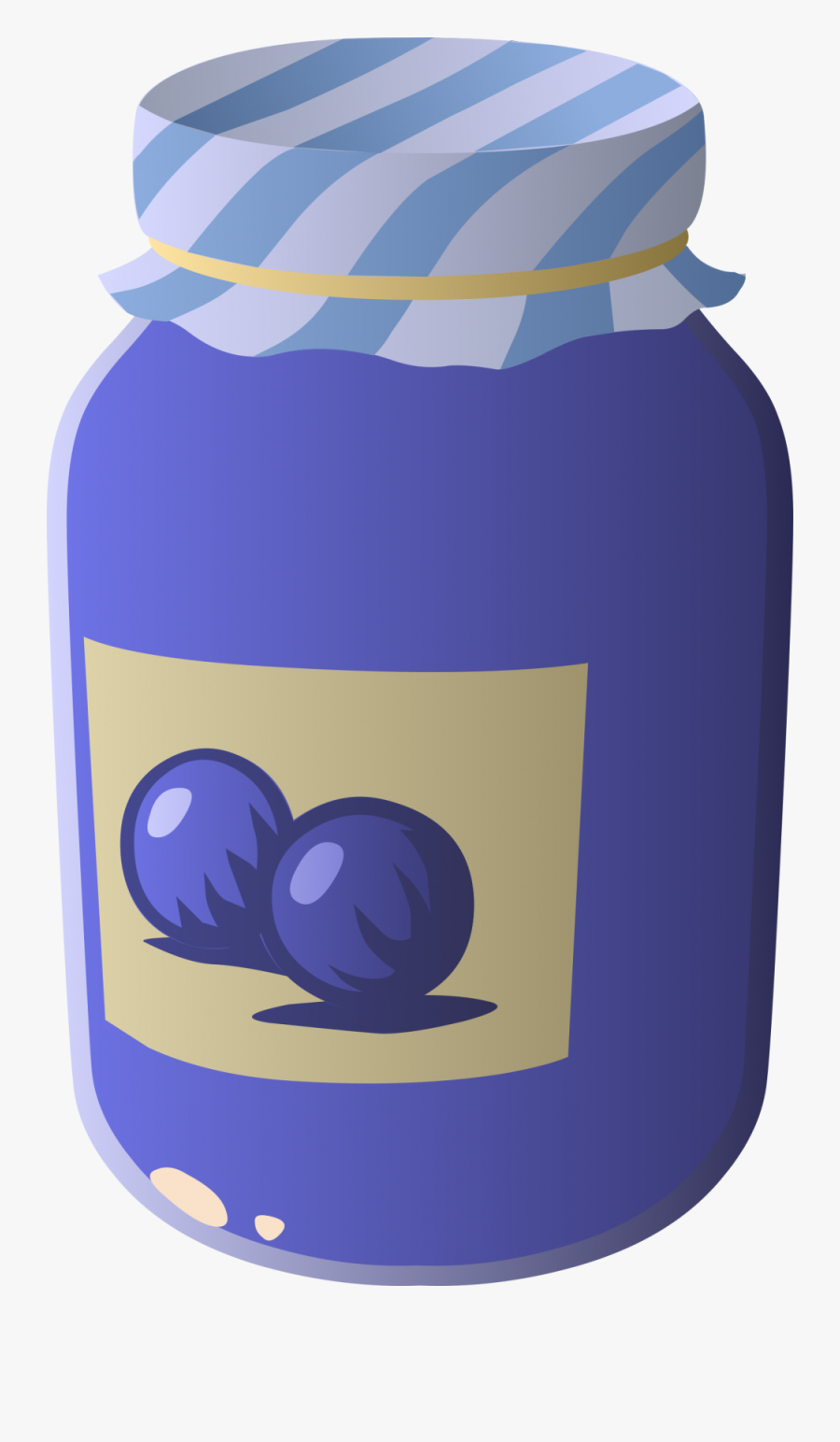 Liquid,purple,electric Blue - Clip Art Blueberry Jelly, Transparent Clipart