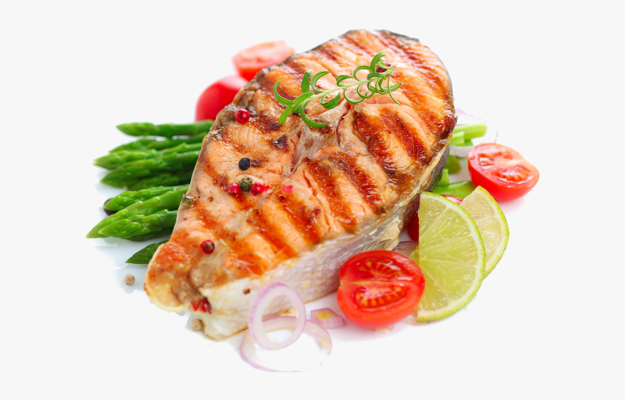 Salmon Clipart Grilled Salmon - Salmon Fillet Steak Png, Transparent Clipart