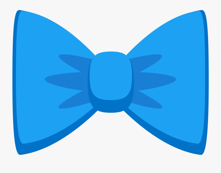 Transparent Blue Bow Tie Clipart - Blue Sticker Bow Tie, Transparent Clipart