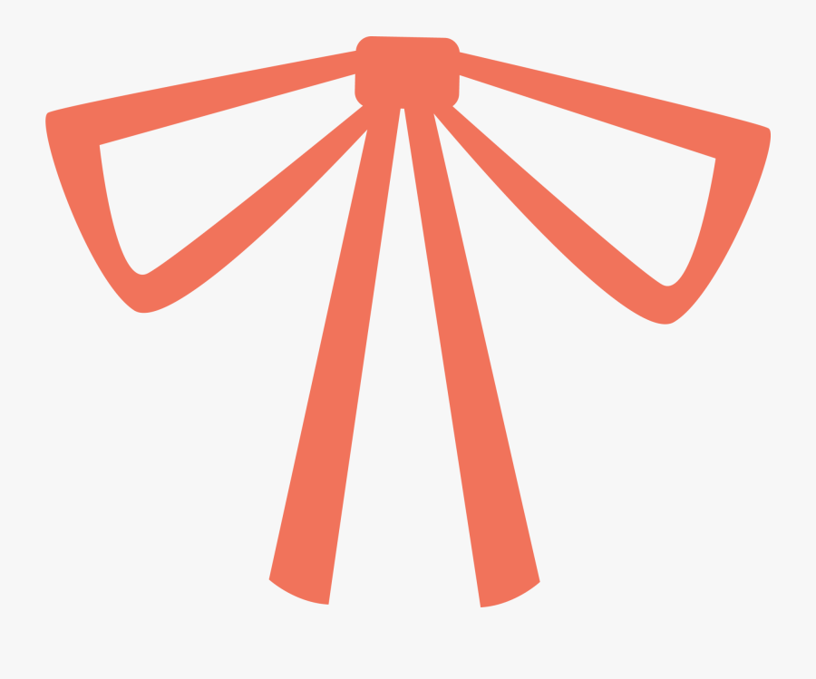 Orange Clipart Bow Tie, Transparent Clipart