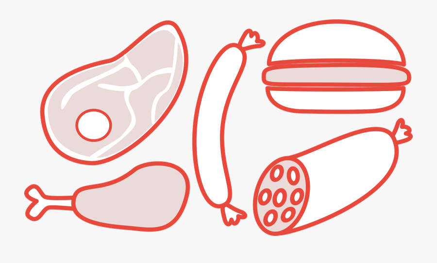 Transparent Steak Png Transparent - Meat, Transparent Clipart