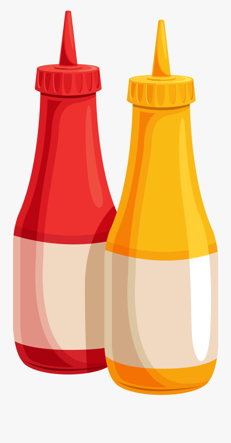 Clip Art Clipart Condiment For - Ketchup And Mustard Png, Transparent Clipart