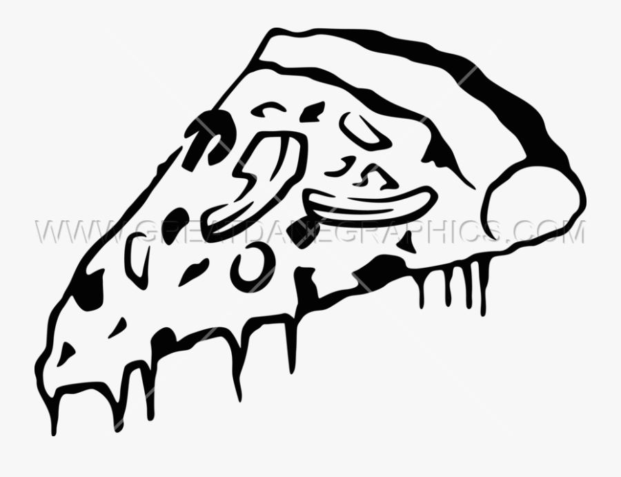 Transparent Pizza Slice Png - Pizza Vector Black And White Png, Transparent Clipart