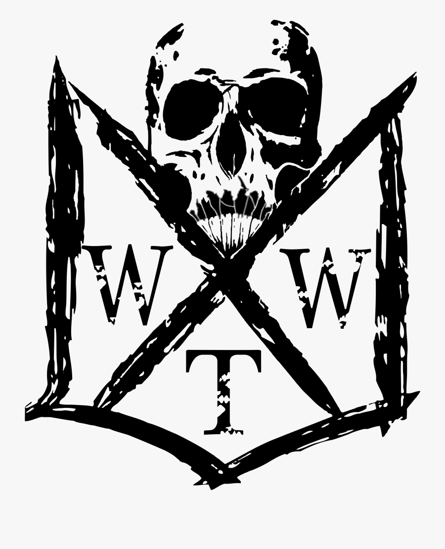 White Wolf Tattoo - Black And White Tattoo Logo, Transparent Clipart