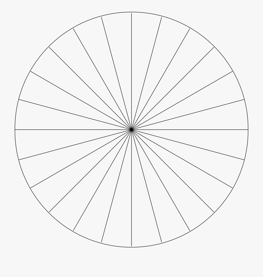 24 Slice Pizza Clip Arts - Circle, Transparent Clipart