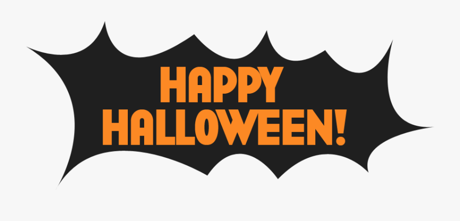 Happy Halloween Black Background Transparent Clipart - Batman, Transparent Clipart