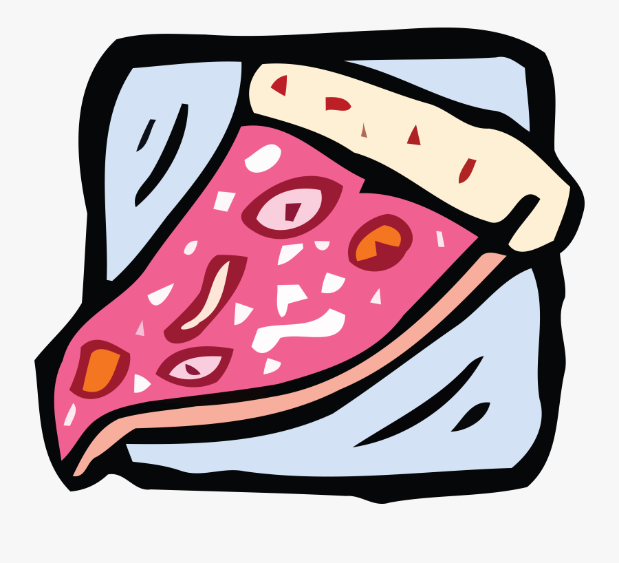 Free Clipart Of A Pizza Slice - Pink Food Icon Transparent, Transparent Clipart